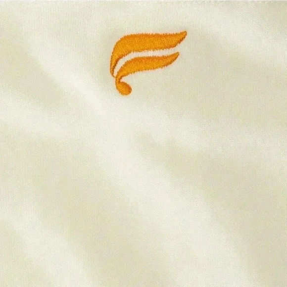 Fabletics Lightweight Terry Shrunken Hoodie size XL Colour: Cream/Graphic - Picture 2 of 13